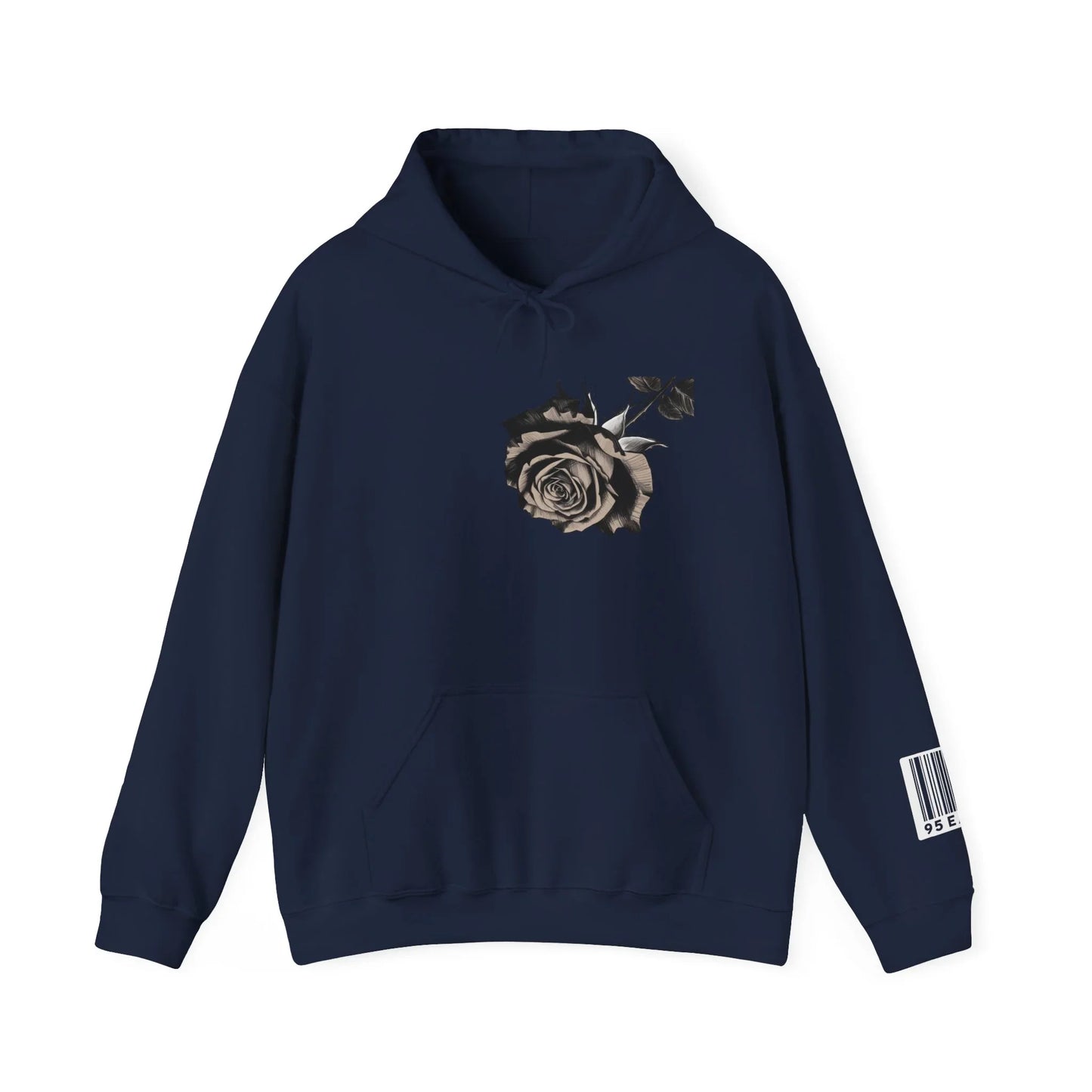 95EAST Rose Hoodie — Floral Graphic Hooded Sweatshirt