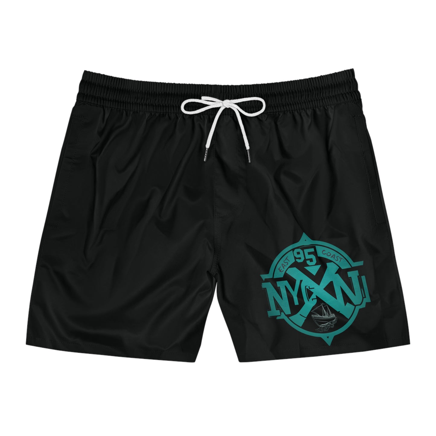 95EAST | NYxNJ Drift Series: Midnight Sail” Swim Shorts
