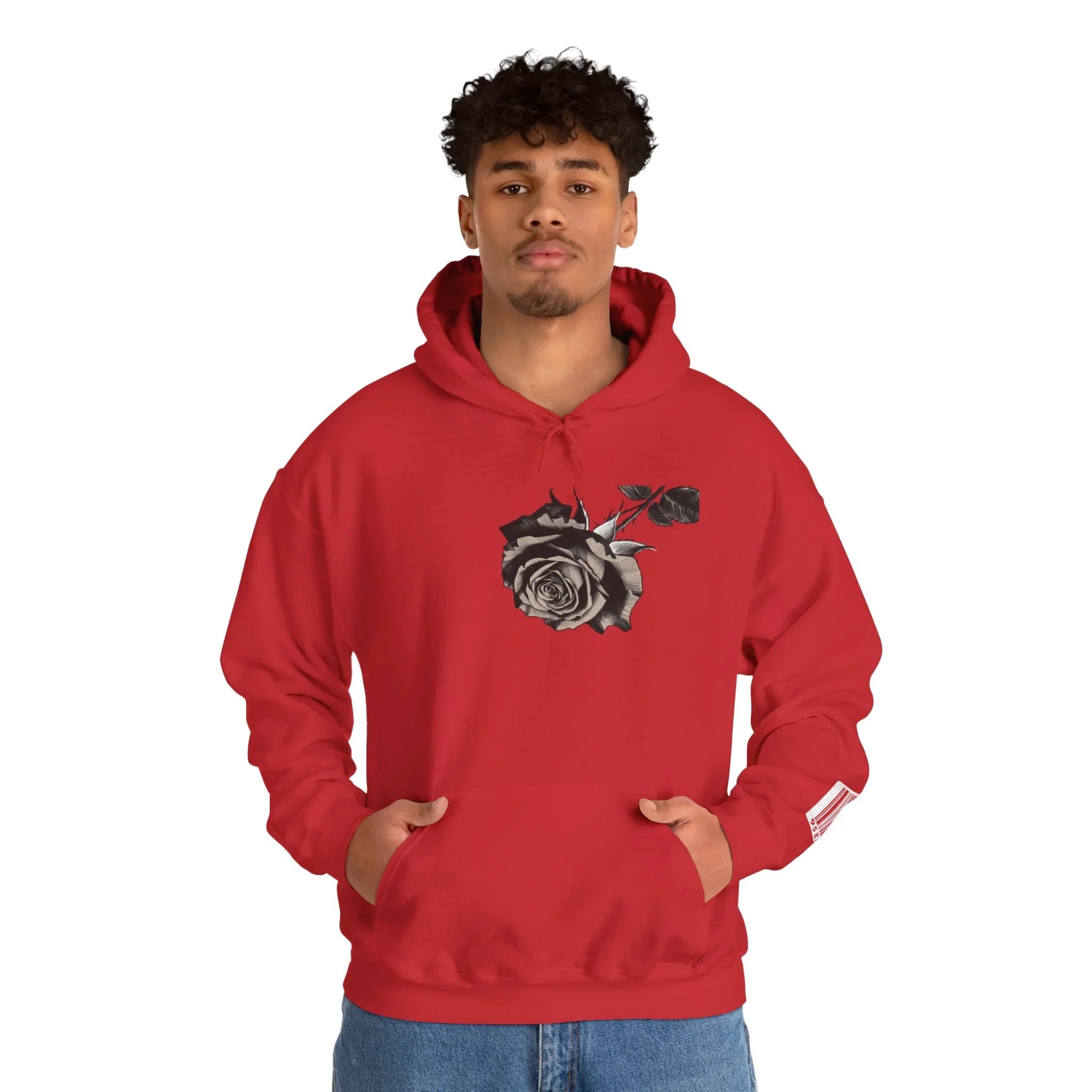 95EAST Rose Hoodie — Floral Graphic Hooded Sweatshirt