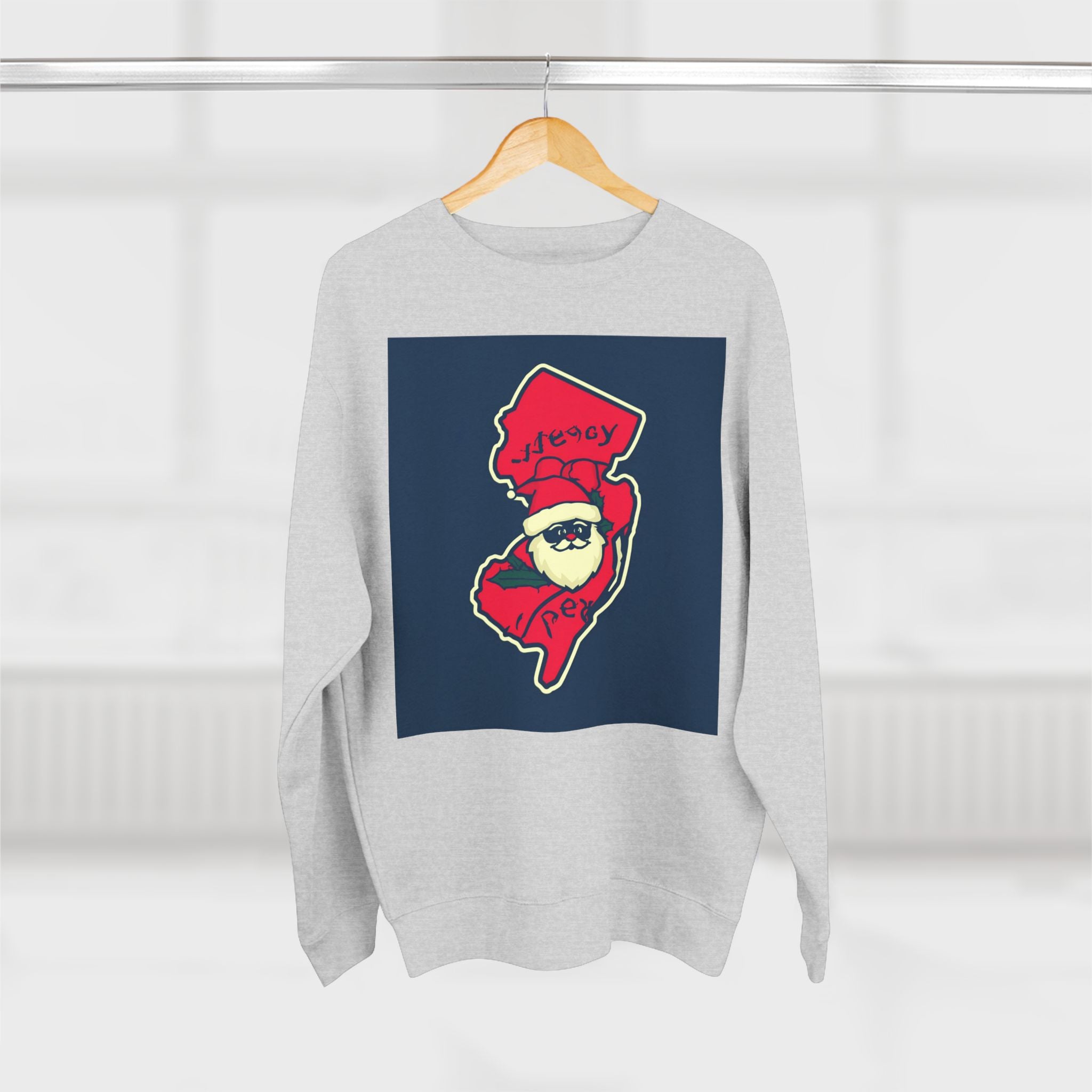 Jersey Santa Drip Crewneck