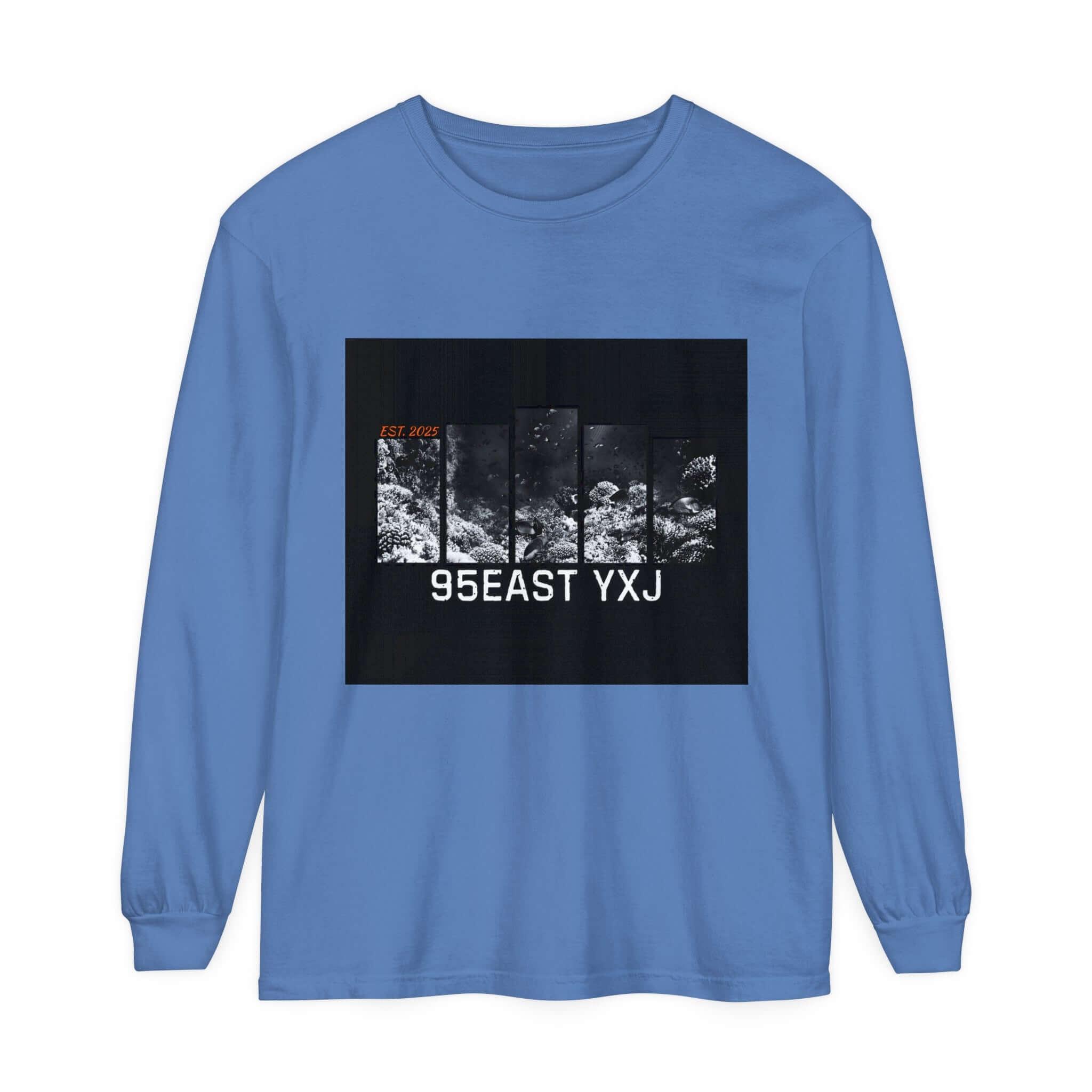 Long Sleeve T-Shirt 95EAST YXJ UNDER THE SEA Design - 95EAST YORKxJERSEY