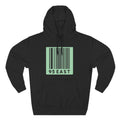 Minimalist Barcode Fleece Hoodie